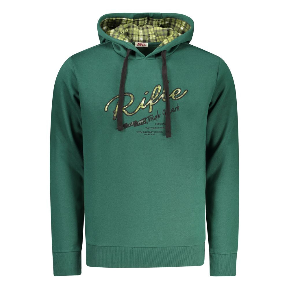 Rifle Verde هودي رجالي قطني