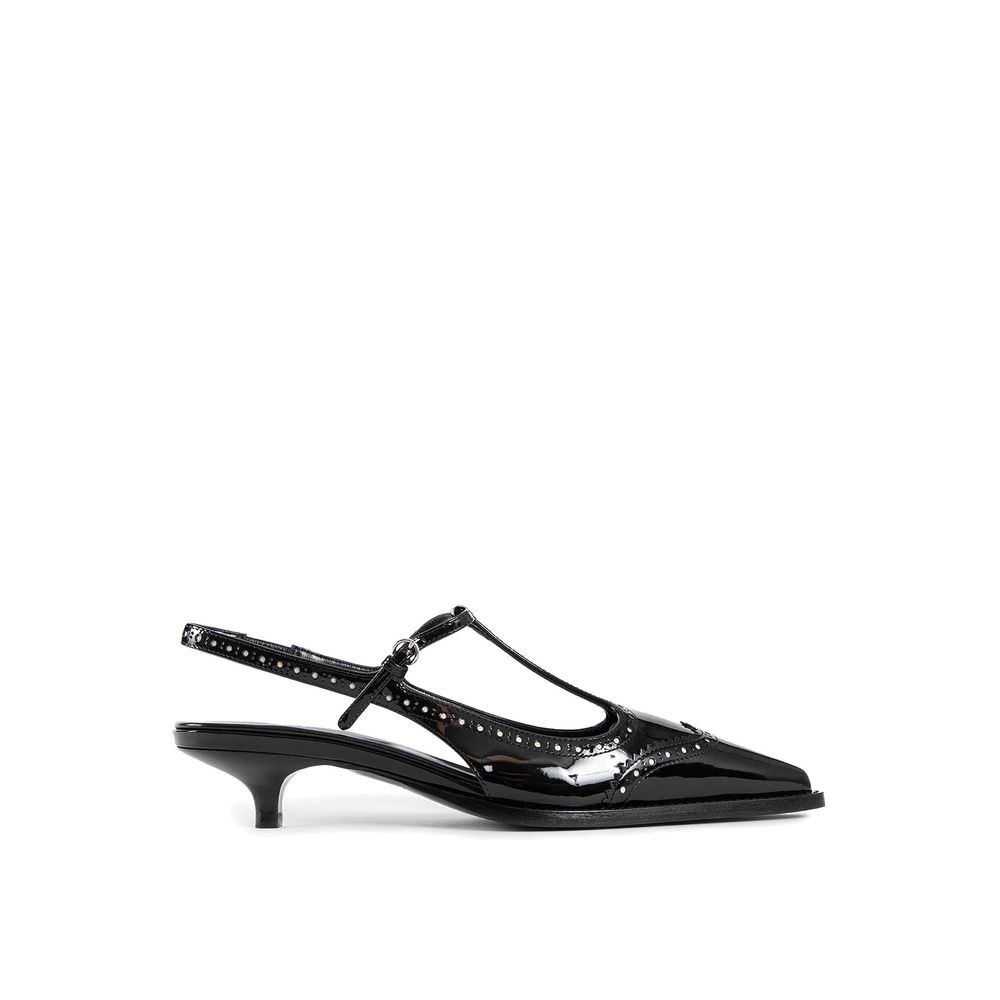 Miu Miu Black Calfskin Pumps