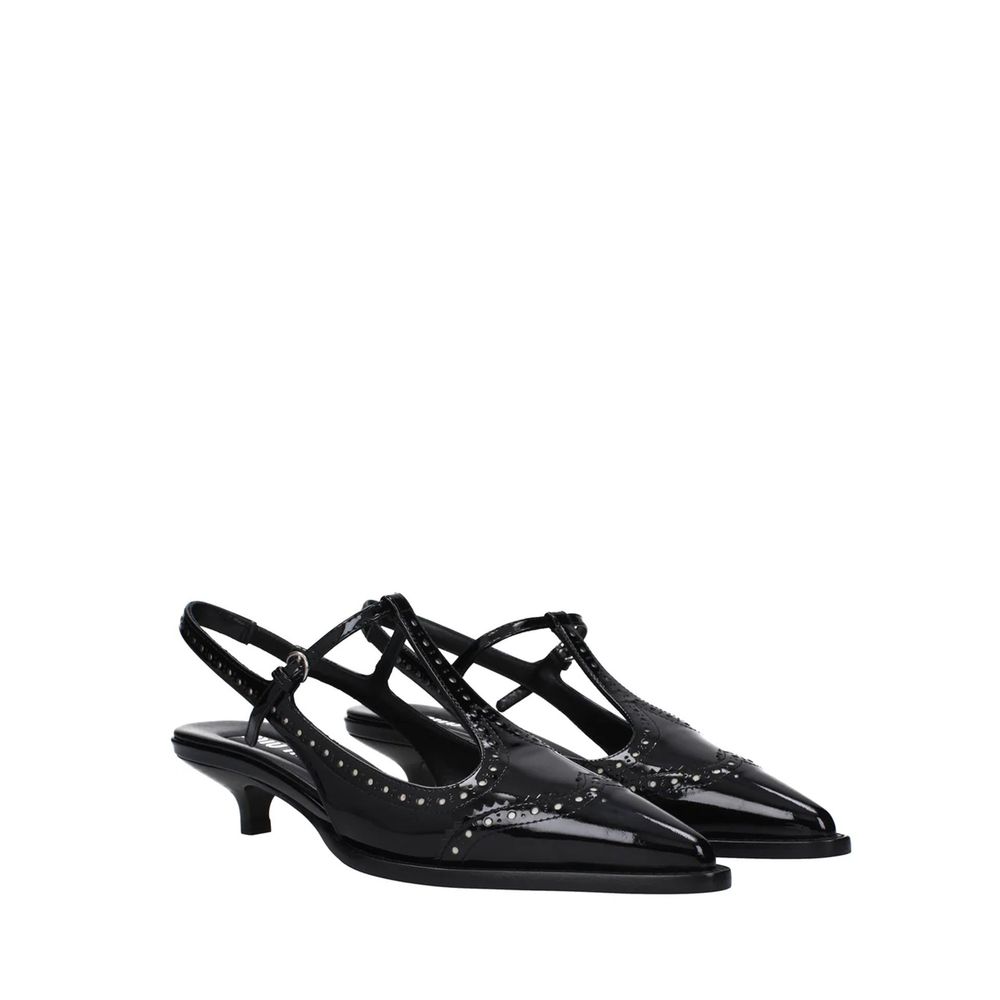 Miu Miu Black Calfskin Pumps
