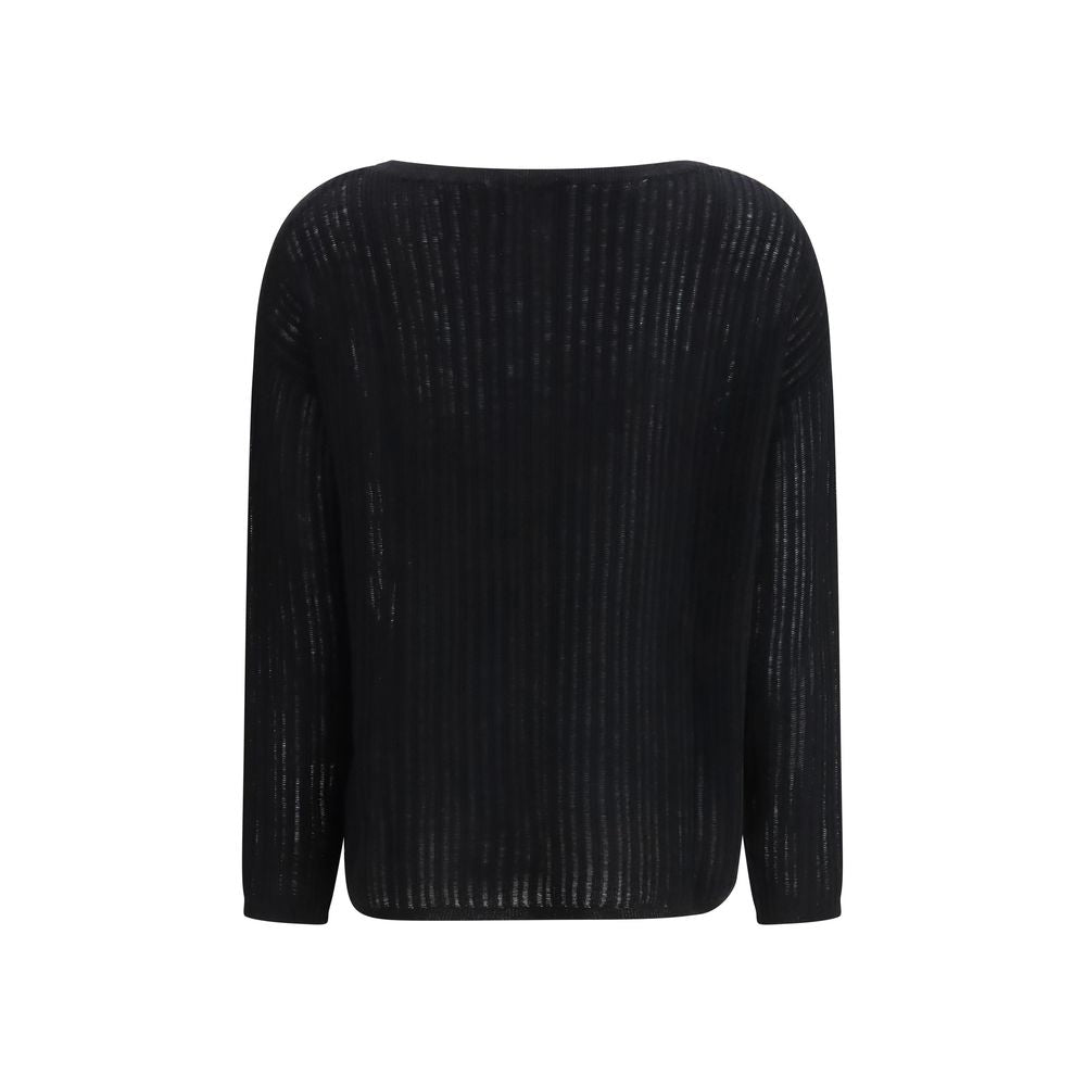 كنزة Allude Black Cashmere