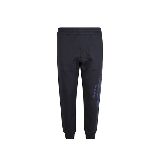 بنطلون رياضي (Joggers) أزرق قطني من ألكسندر ماكوين