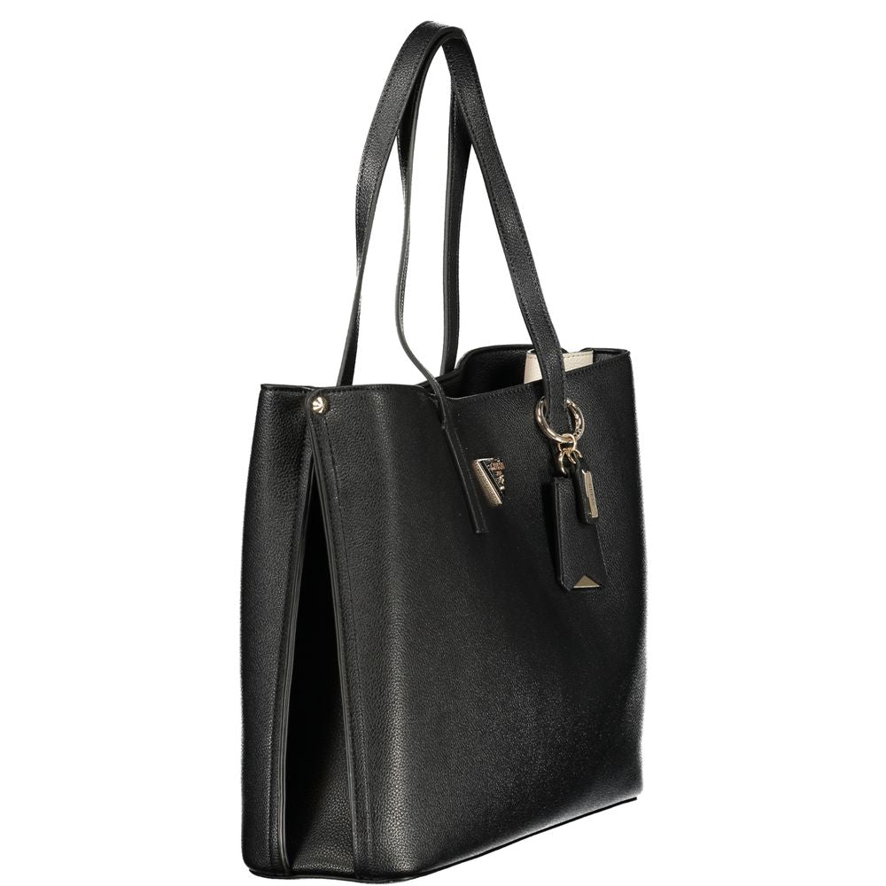Guess Jeans Black Polyurethane Women's Handbag