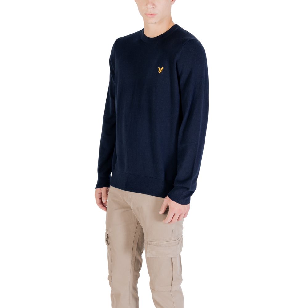 كنزة رياضية من القطن الأزرق من Lyle & Scott