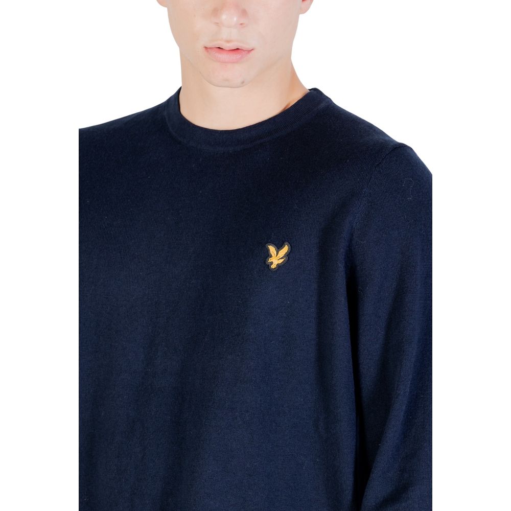 كنزة رياضية من القطن الأزرق من Lyle & Scott