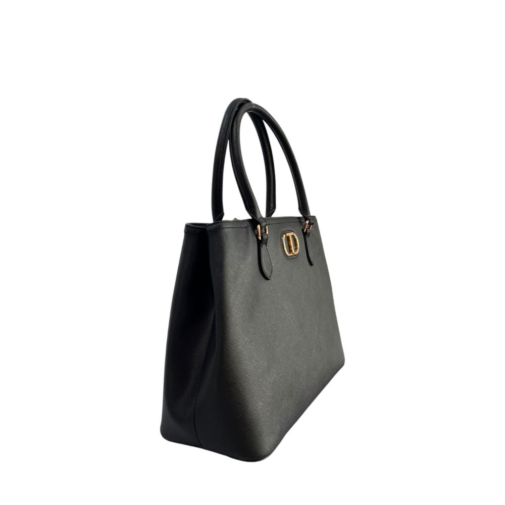 Twinset Yellow Polyurethane Women Shoulder Bag