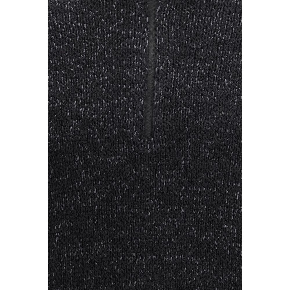 سويت شيرت قطني أسود LAMINAR