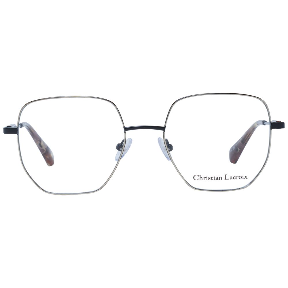 Christian Lacroix Black Stainless Steel Glasses (Frames)