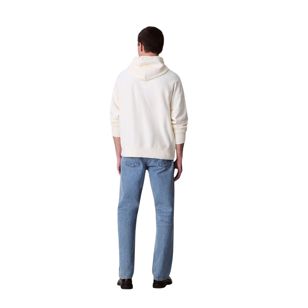 Calvin Klein Jeans Beige Cotton Hoodie