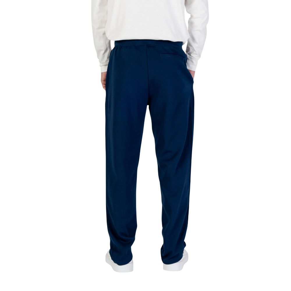 بنطلون رياضي (Joggers) من تومي هيلفيغر باللون الأزرق من القطن المعاد تدويره