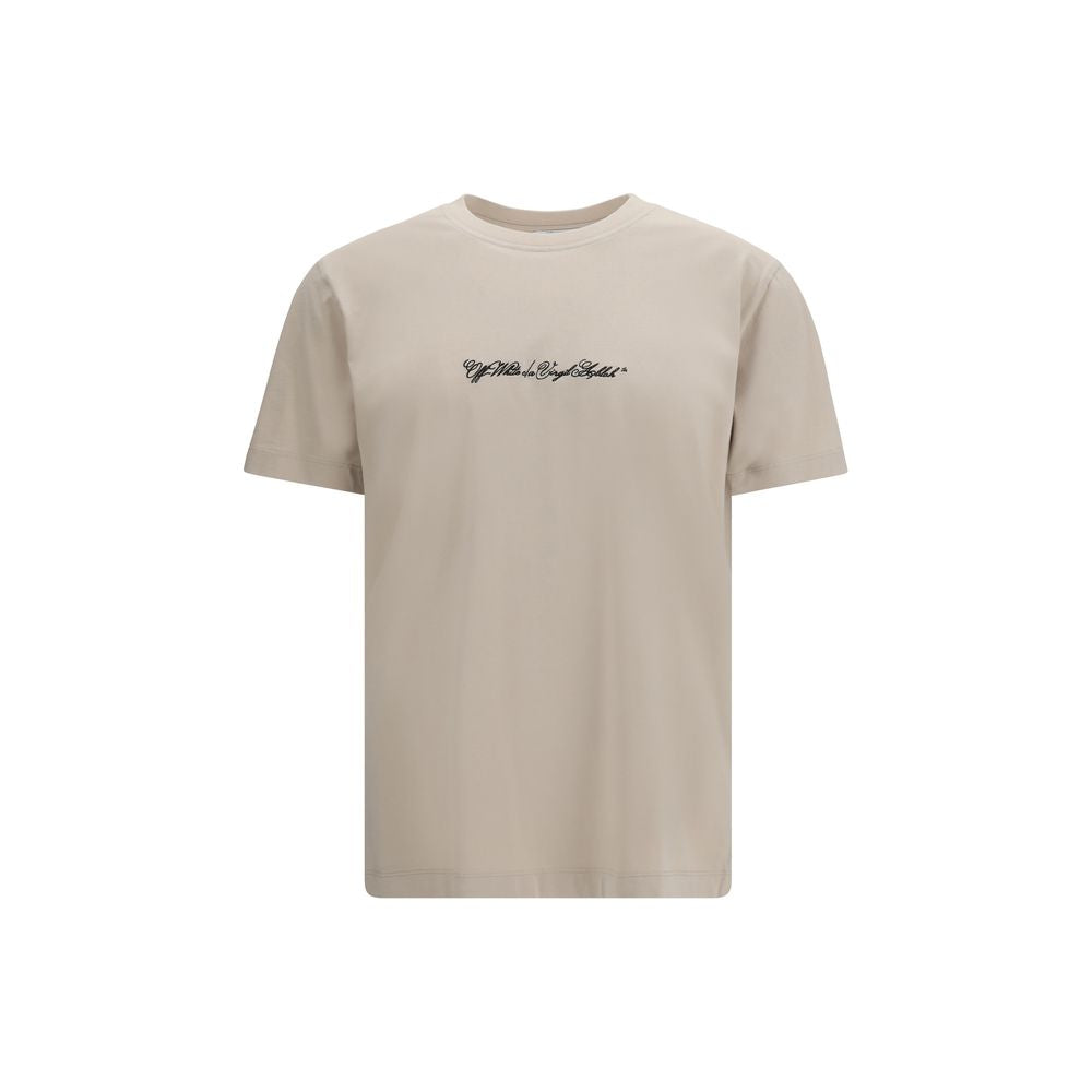تي شيرت قطني بيج من Off-White