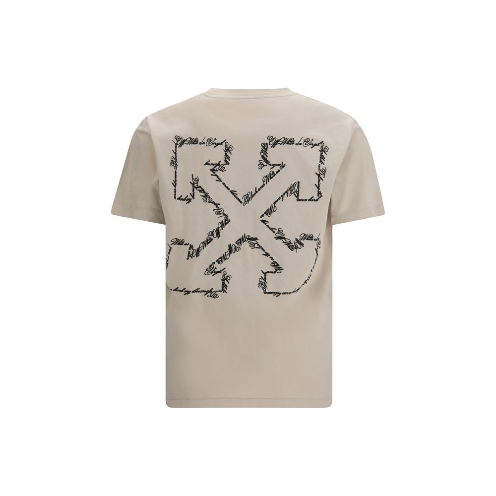 تي شيرت قطني بيج من Off-White