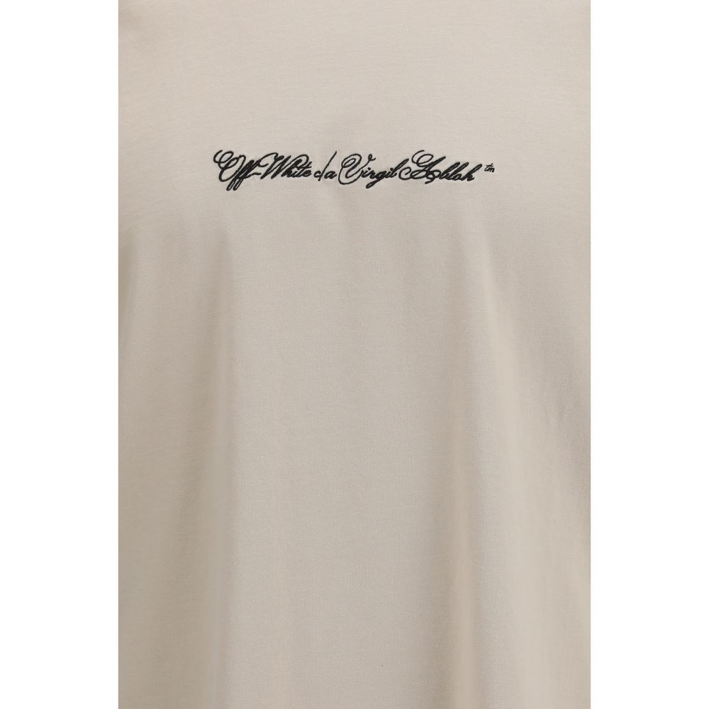 تي شيرت قطني بيج من Off-White