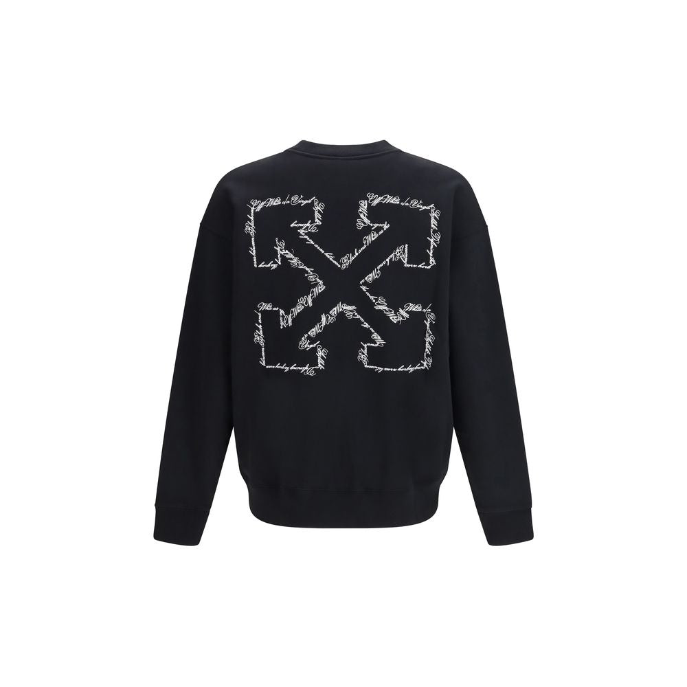 سويت شيرت Off-White أسود قطني