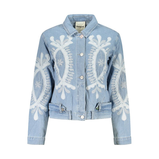 جاكيت نسائي قطني من Desigual Azzurro