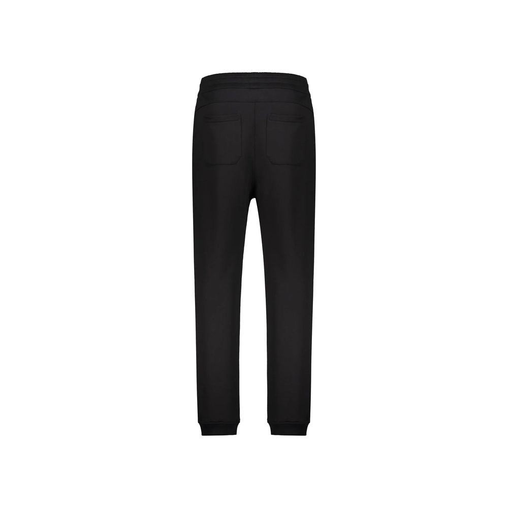 بنطال رياضي (Joggers) من بالمان باللون الأسود مصنوع من القطن