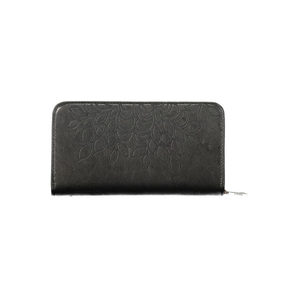 Desigual Nero Poliuretano محفظة نسائية