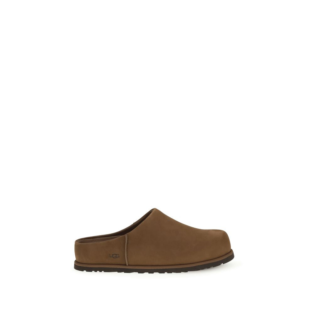 نعال UGG البنية من جلد عجل البوس الثور