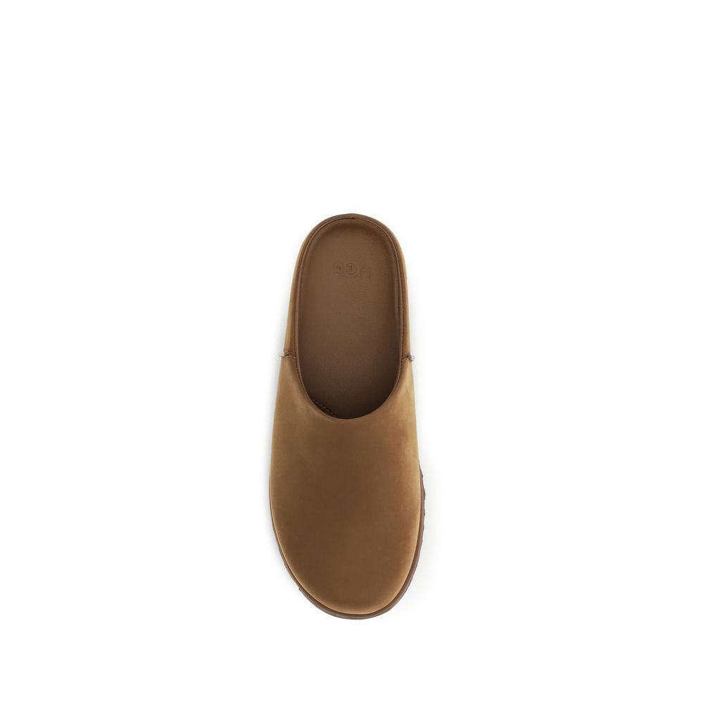 نعال UGG البنية من جلد عجل البوس الثور
