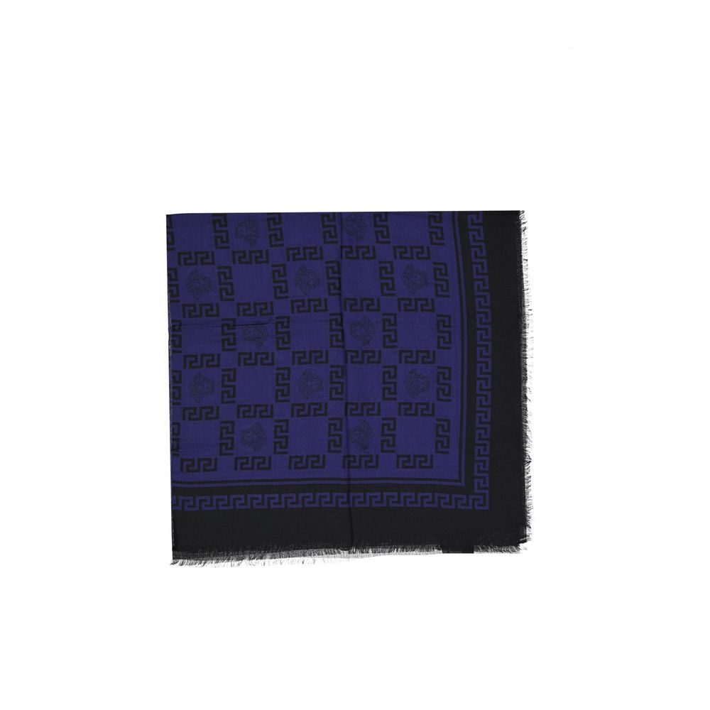 Versace Blue Modal Foulard