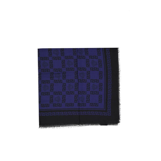 Versace Blue Modal Foulard