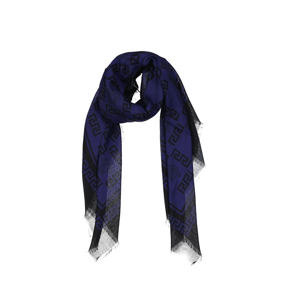 Versace Blue Modal Foulard