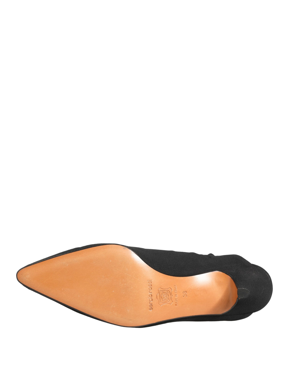 Dolce & Gabbana Black Suede Heel Mule Shoes