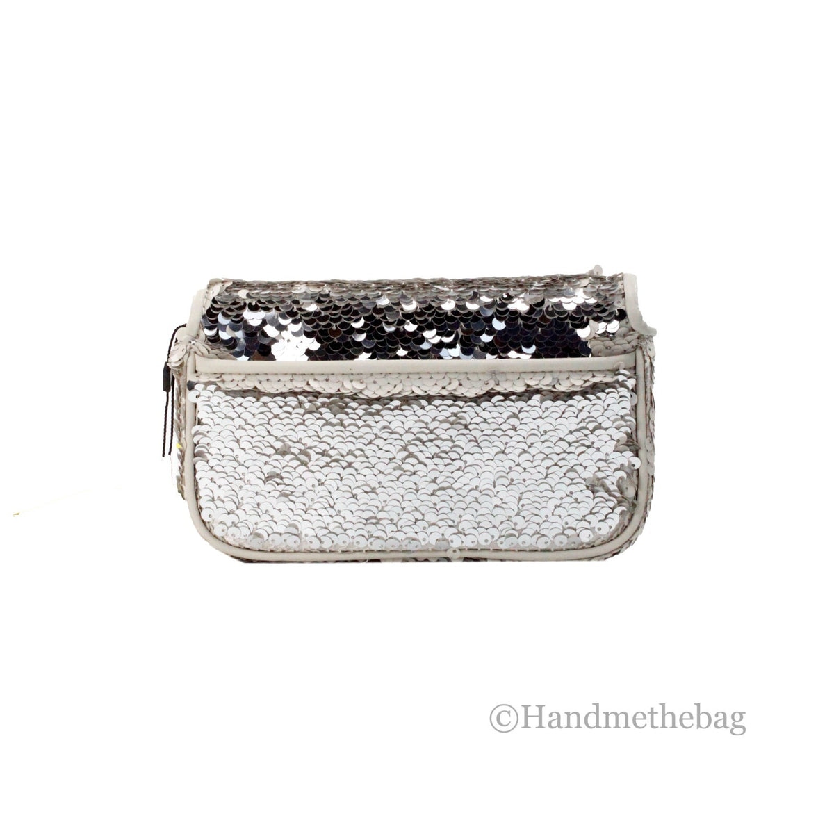 حقيبة مارك جاكوبس The Mini J Marc Shoulder Bag Cream Sequined Crossbody