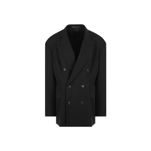 Balenciaga Black Wool Full-Length Jacket