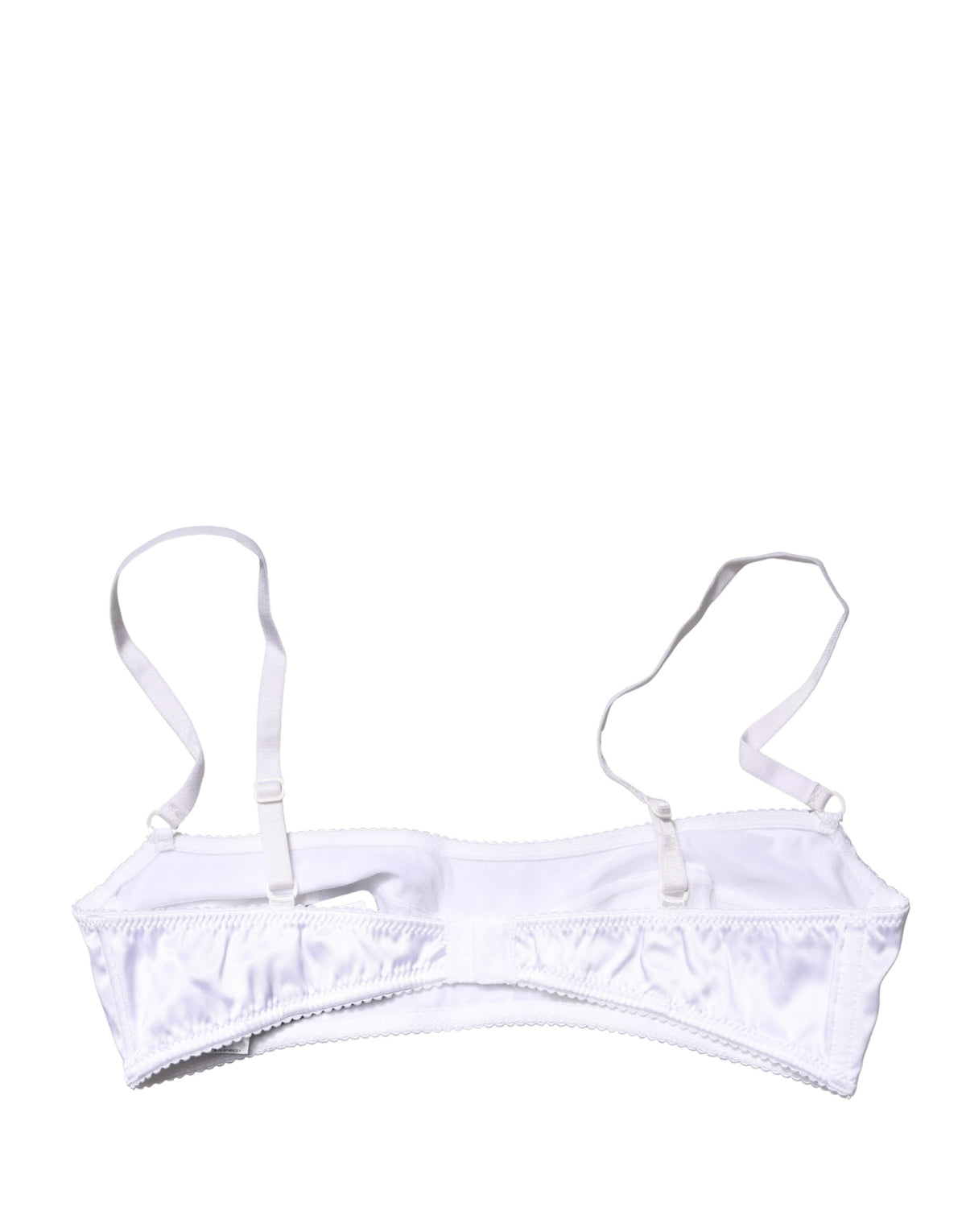 Dolce & Gabbana White Semi-Pad Underwire Balconette Bra Underwear