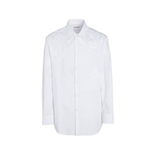 Valentino Garavani White Cotton Dress Shirt
