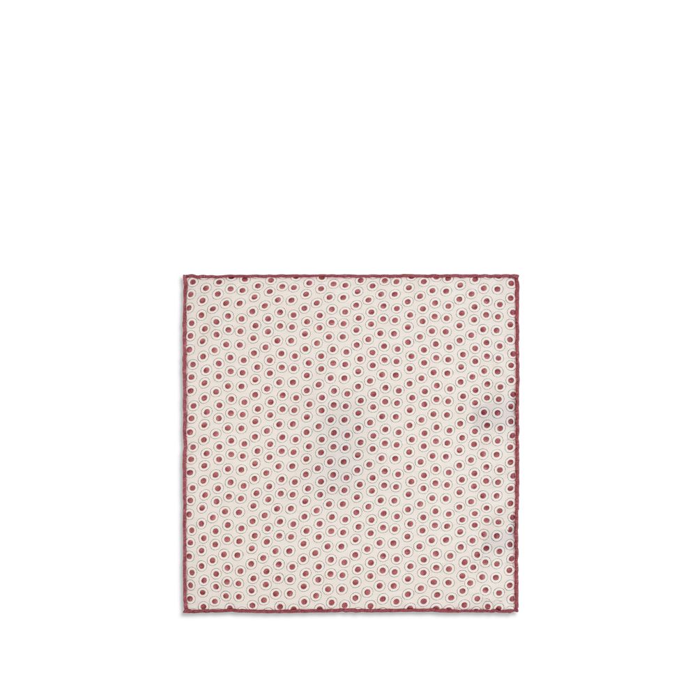 Brunello Cucinelli Red Silk Wallet