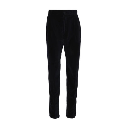 Dolce & Gabbana Black Cotton Dress Pants