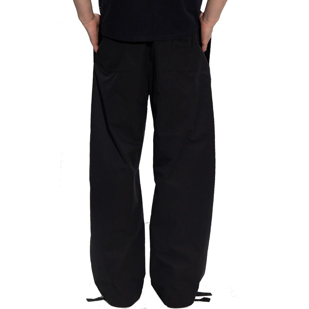 Versace Black Cotton Pants