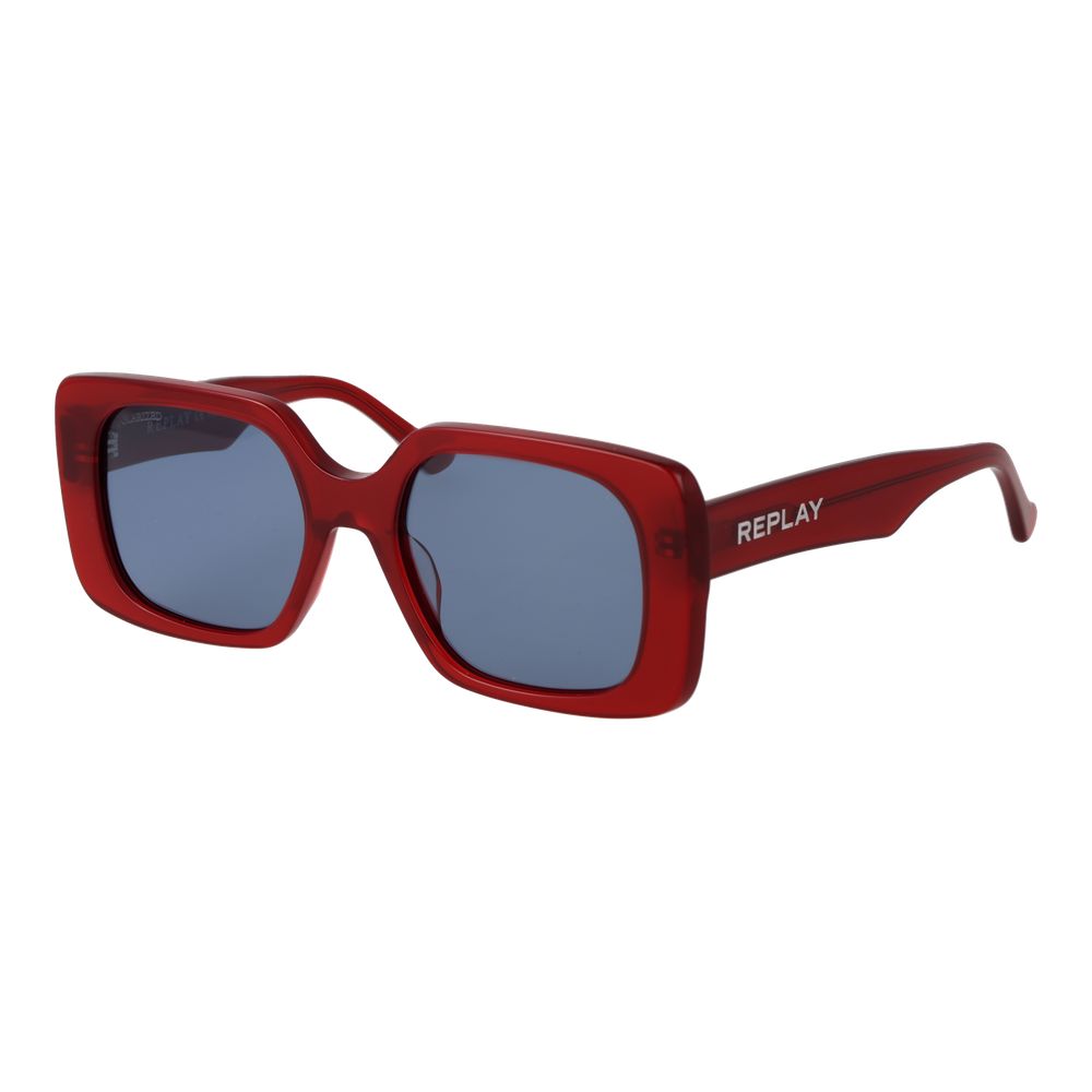 Replay Red Acetate Sunglasses