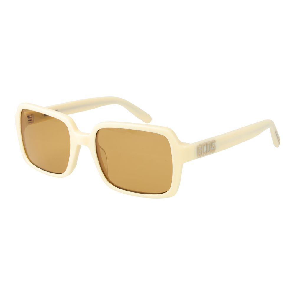 GCDS Beige Plastic Sunglasses