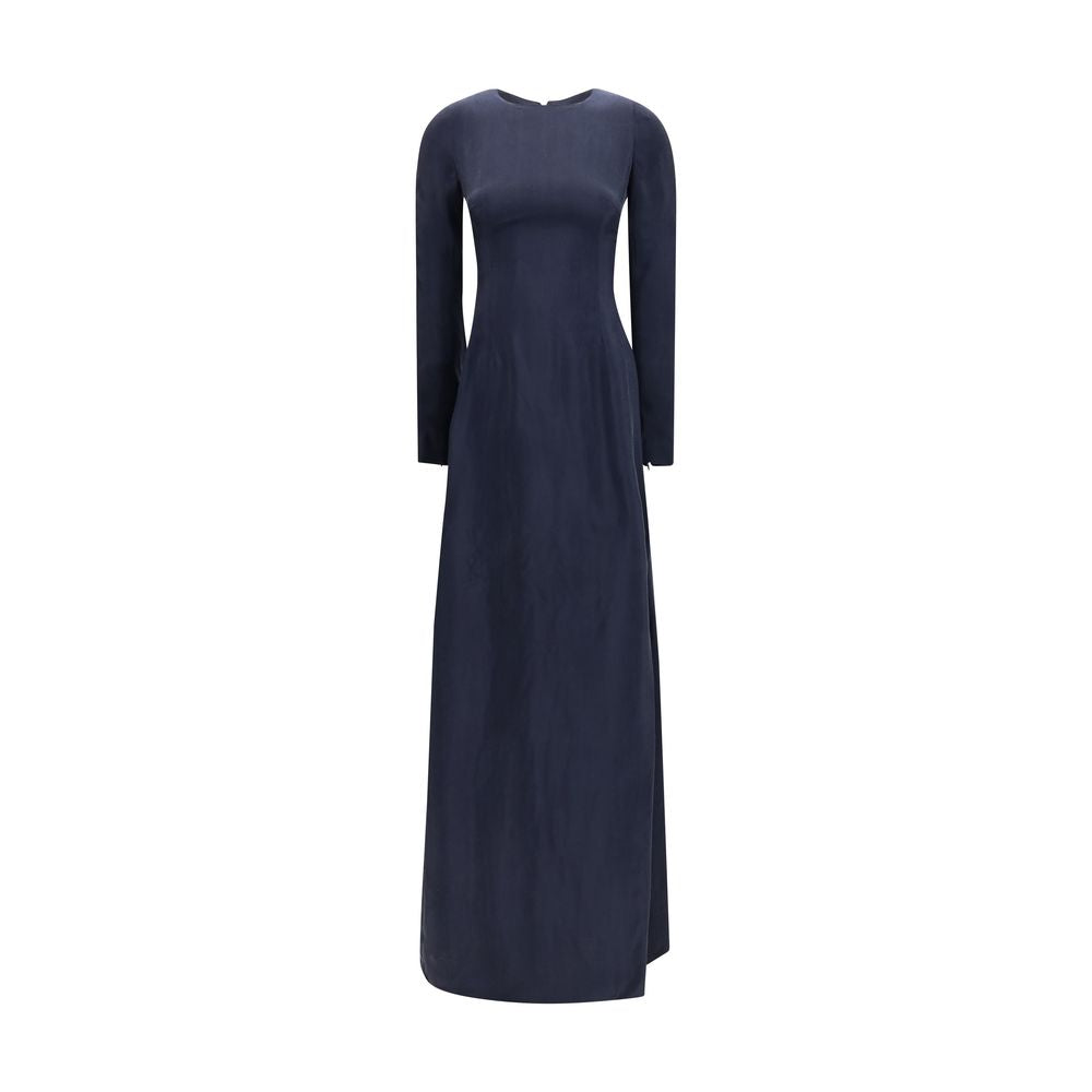 فستان كاجوال Maison Margiela نحاسي أزرق
