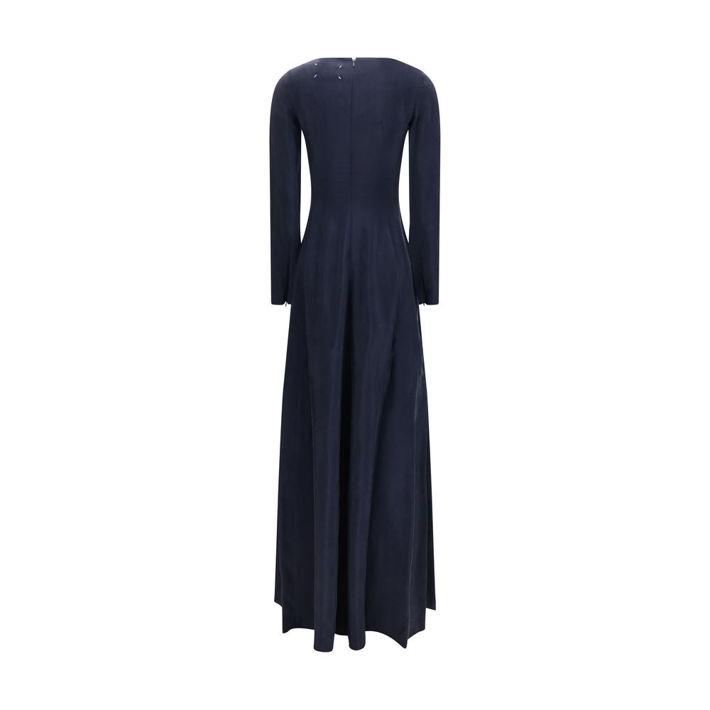 فستان كاجوال Maison Margiela نحاسي أزرق