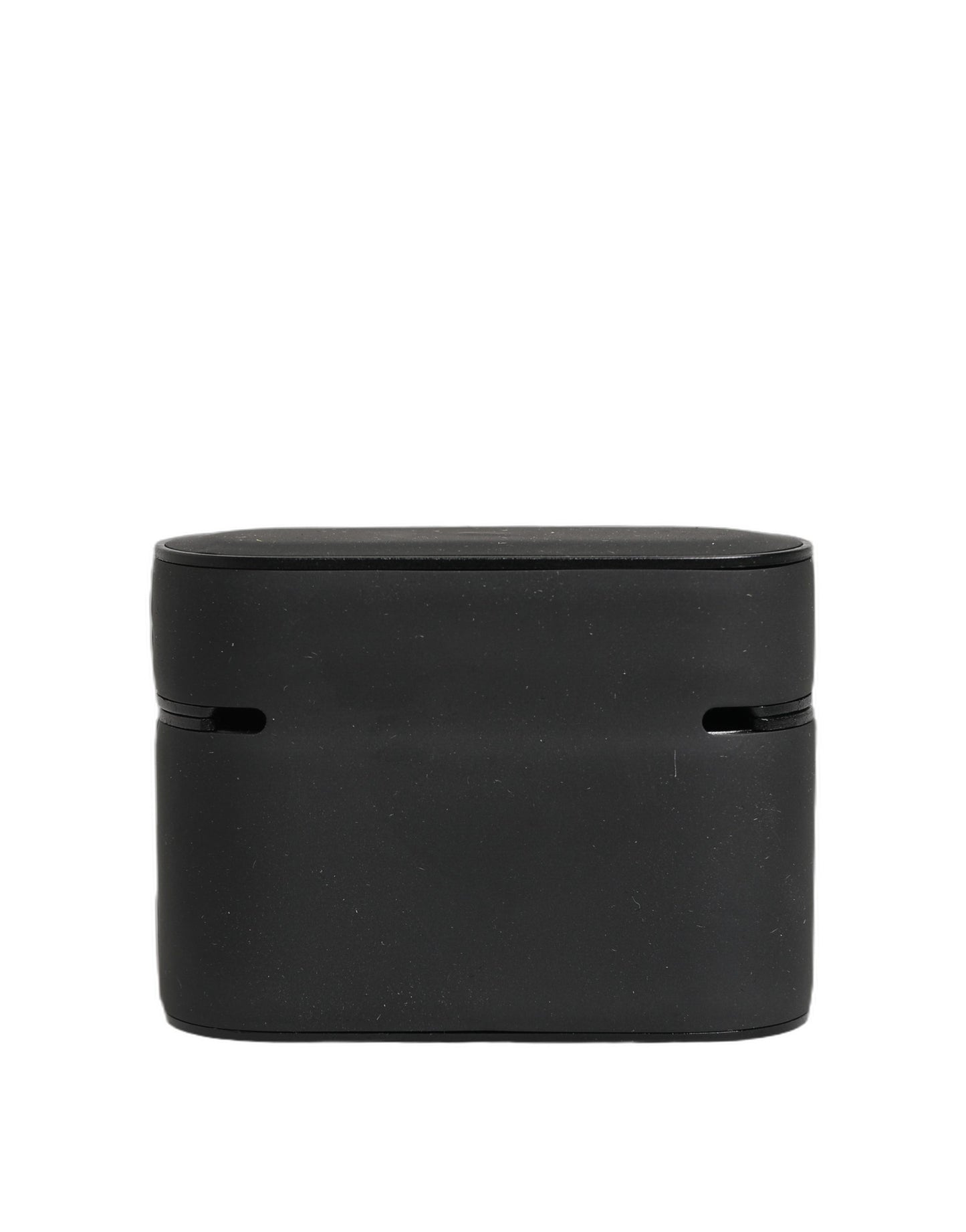 Dolce & Gabbana Case Black PVC Embossed Logo Flip Holder Women Airpods