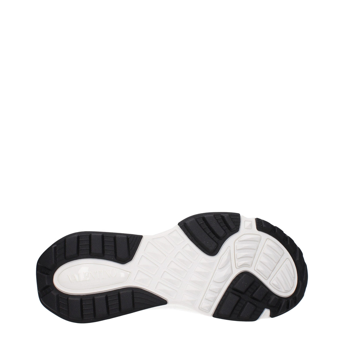 Valentino Garavani White Fabric Athletic Sneakers