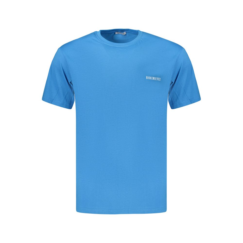 تيشيرت رجالي قطني Bikkembergs Azzurro