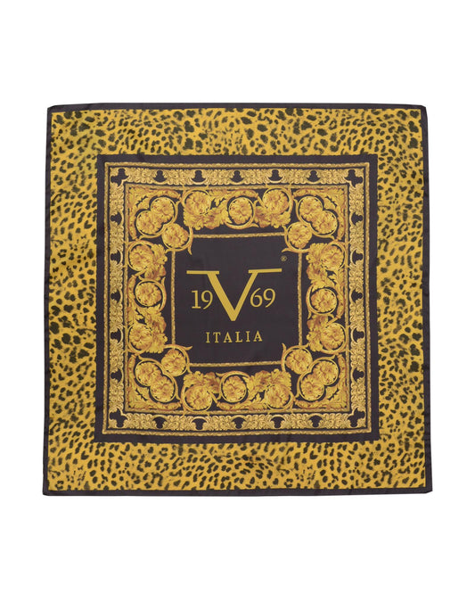 19V69 Italia Multicolor Polyester Scarf