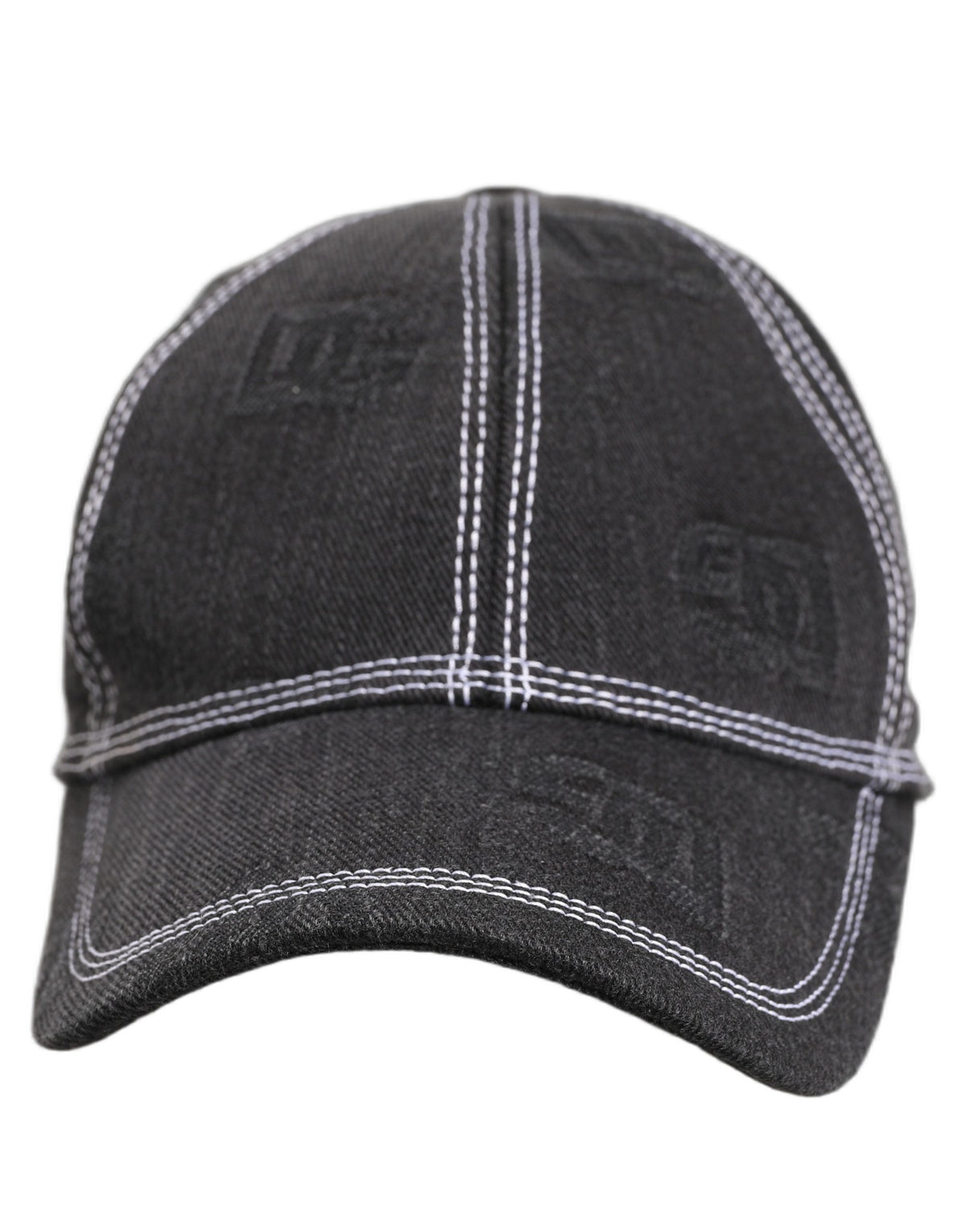Dolce & Gabbana Men Black Cotton 6 Panel Baseball Capello Hat