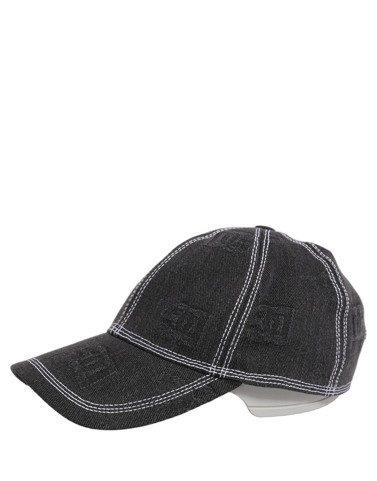Dolce & Gabbana Men Black Cotton 6 Panel Baseball Capello Hat