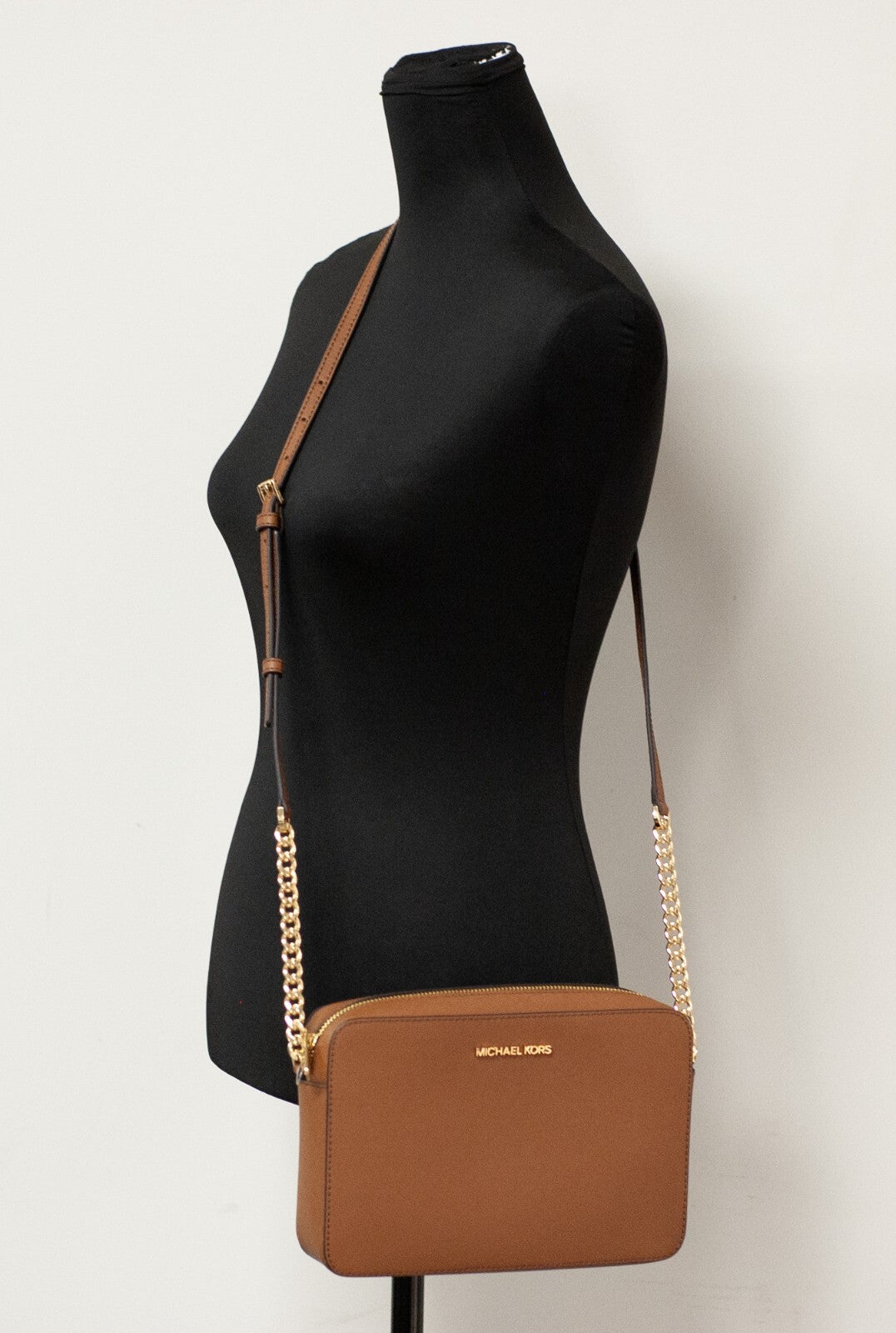 Michael Kors East West Crossbody Bag (Luggage)