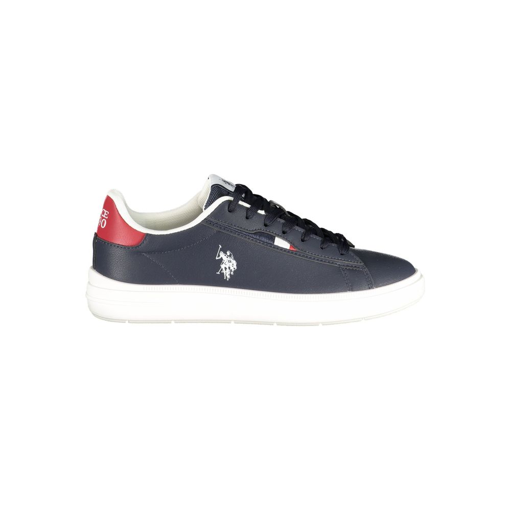 U.S. POLO ASSN. حذاء رياضي رجالي أزرق من البوليستر