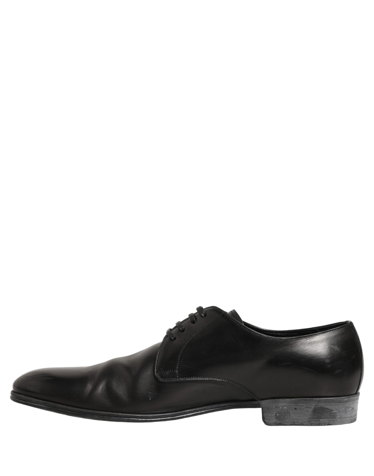 Dolce & Gabbana Dress Black Leather Lace Up Derby Shoes