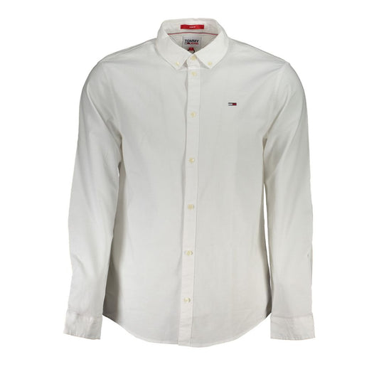 Tommy Hilfiger Bianco Cotton Men's Shirt