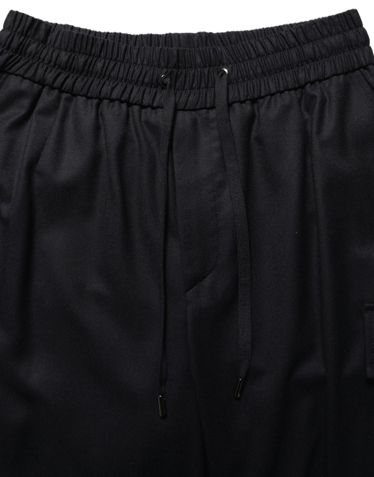 Dolce & Gabbana Black Mid Waist Cargo Jogger Sweatpants Pants