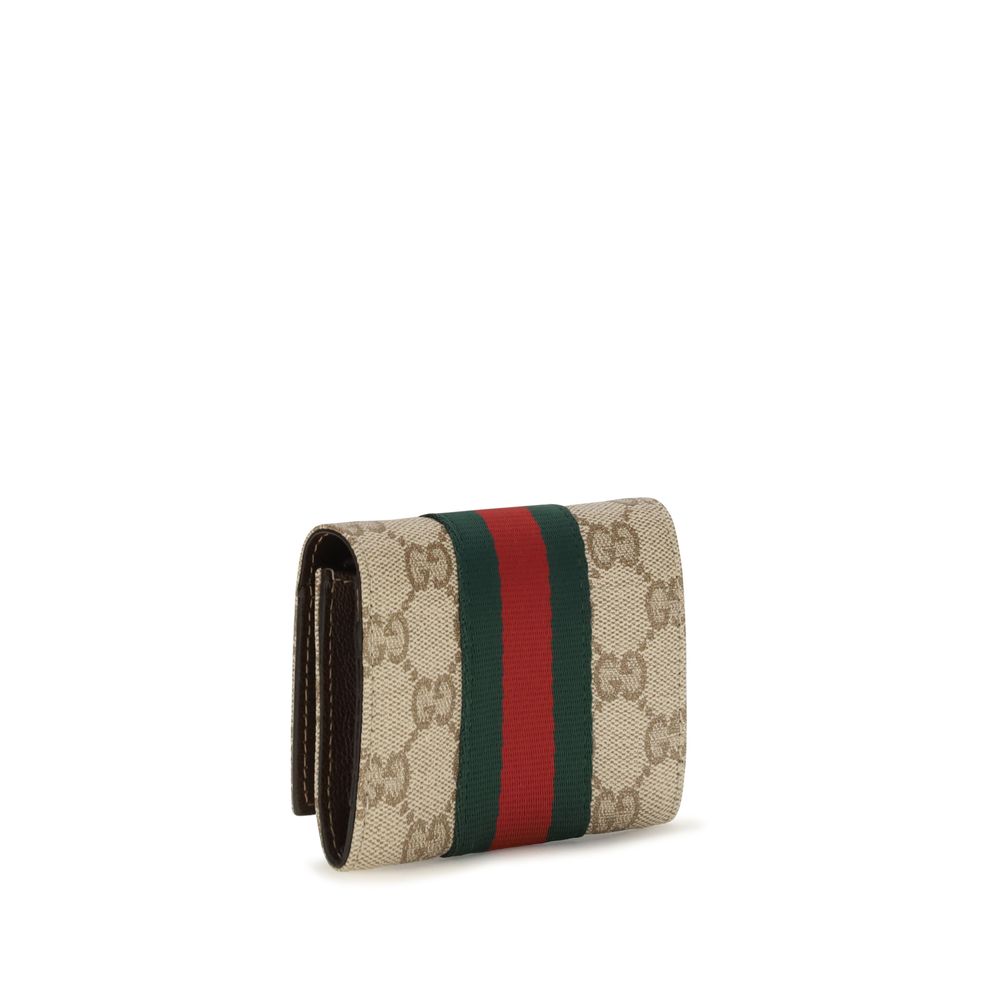 Gucci Beige Fabric Wallet