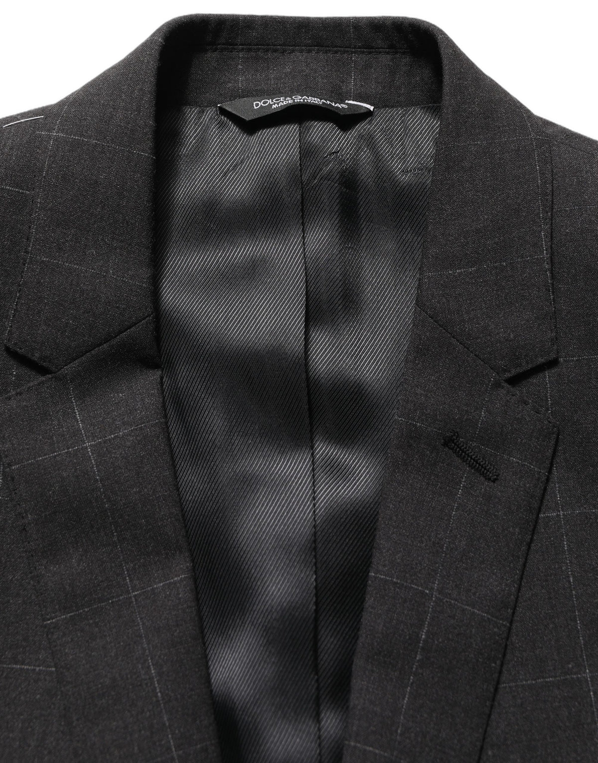 Dolce & Gabbana Dark Gray Wool Slim Fit Formal 2 Piece Men Suit